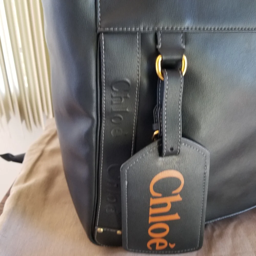 Sale!! Chloe black eden big like new tote bag - Picture 4 of 16